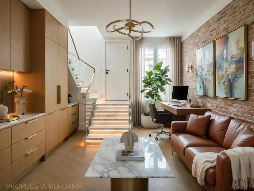 Sala d'estar de Dúplex en venda en Barcelona amb Aire condicionat, Calefacció i Terrassa