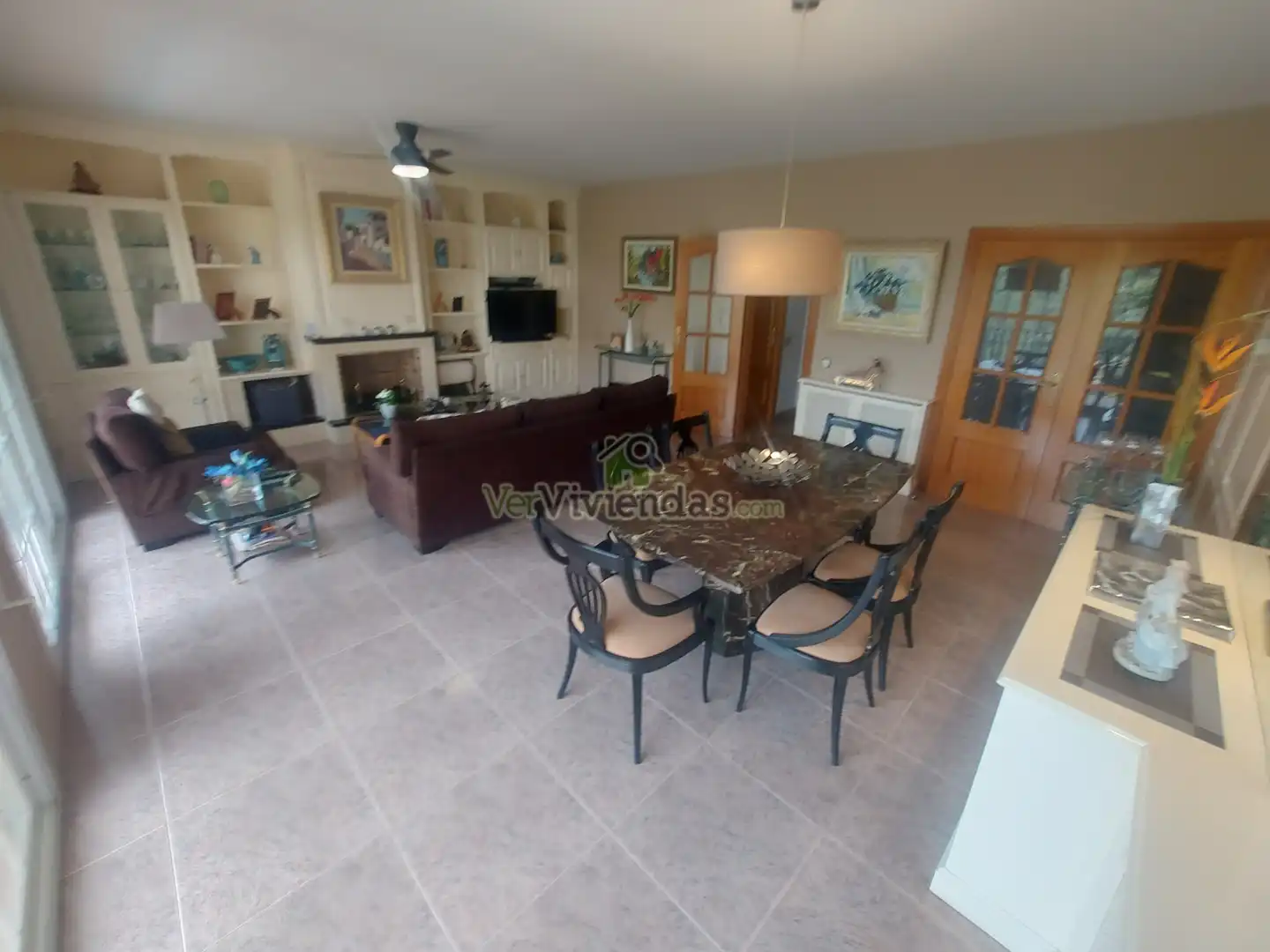 Sala de estar de Casa o chalet en venta en Vallirana con Calefacción, Jardín privado y Terraza