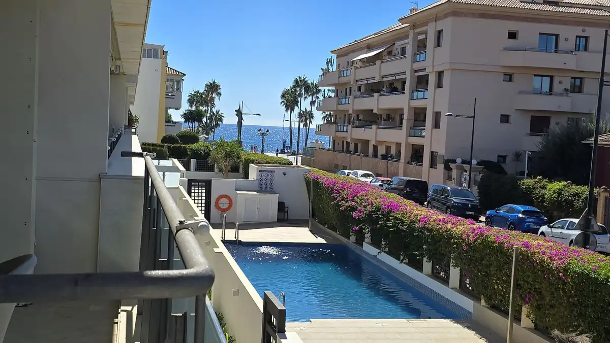Swimming pool of Apartments for rent in Marbella  with Air Conditioner, Terrace and Community pool