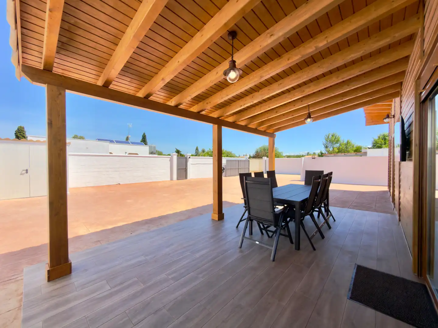 Terraza de Casa o chalet de alquiler en Chiclana de la Frontera con Aire acondicionado, Calefacción y Terraza