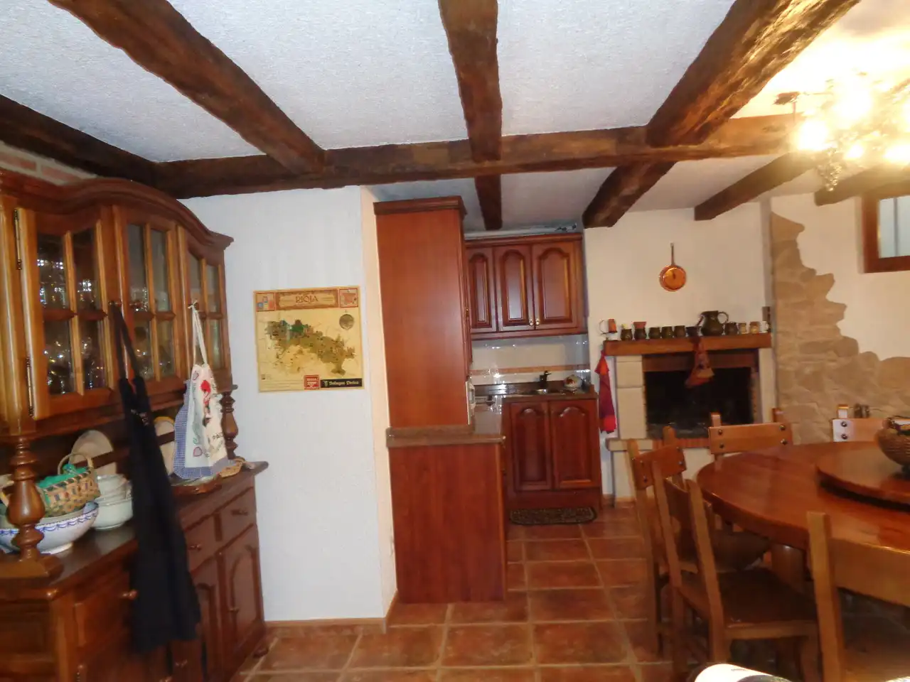 Cocina de Casa adosada en venta en Haro con Calefacción, Jardín privado y Terraza