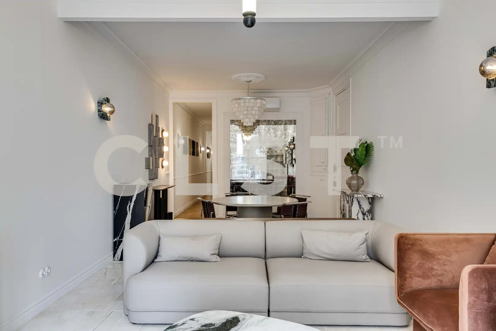 Wohnzimmer von Wohnungen zum Verkauf in Barcelona mit Klimaanlage, Heizung und Parkett