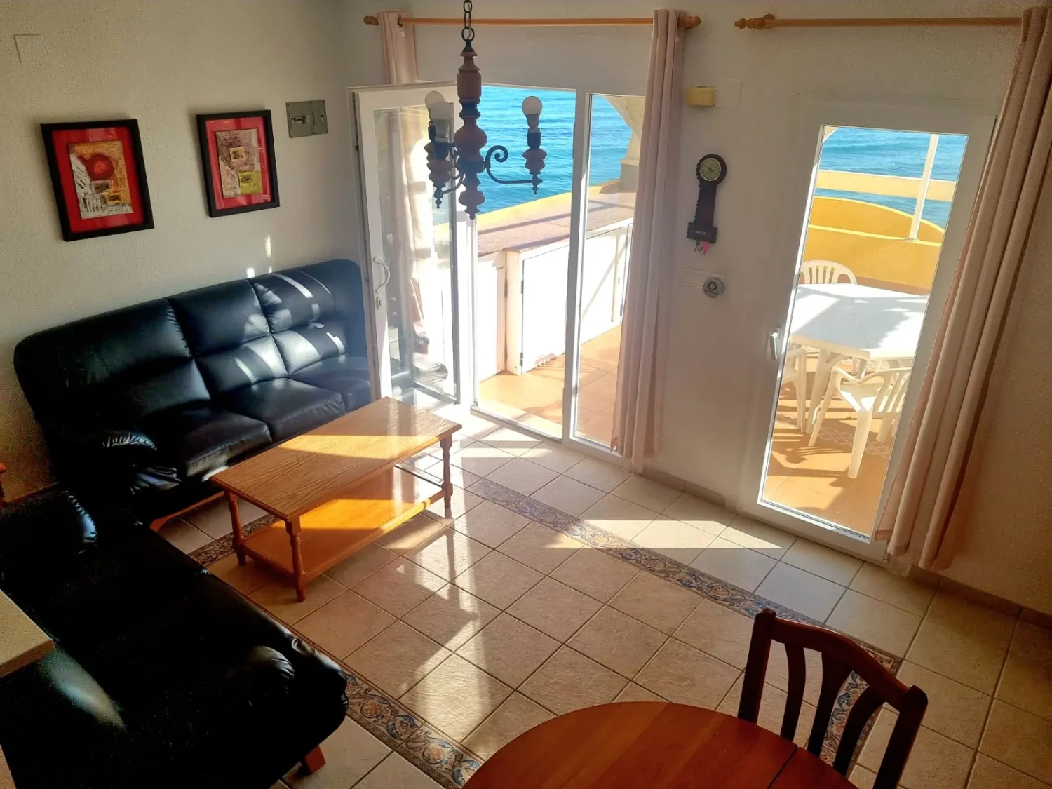 Sala d'estar de Pis de lloguer en El Campello amb Aire condicionat, Calefacció i Piscina