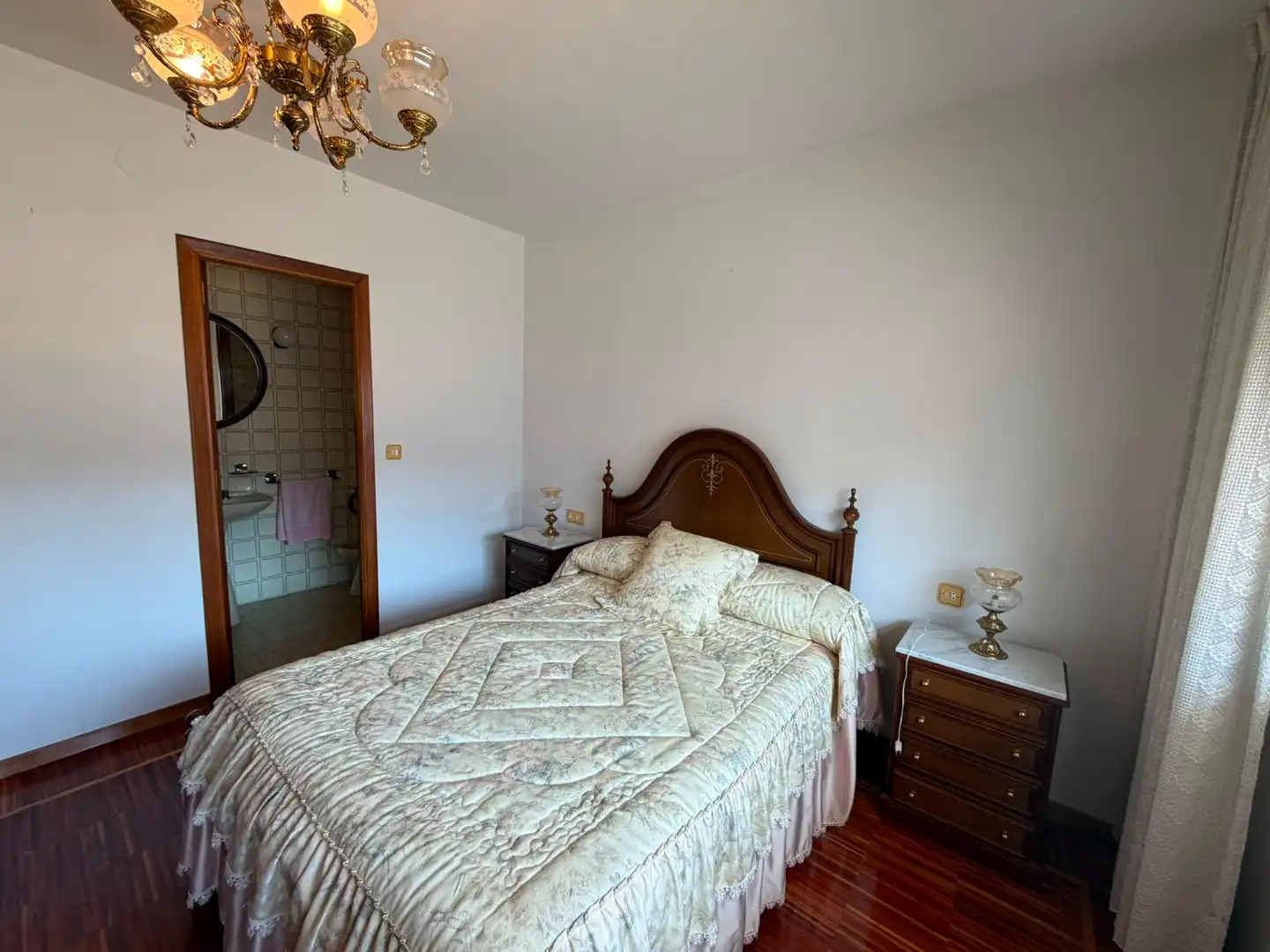 Bedroom of Flat for rent in Lugo  with Heating, Furnished and Oven