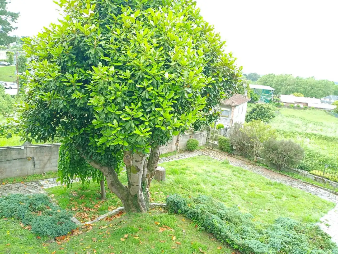Jardín de Casa o chalet en venta en Oleiros con Calefacción