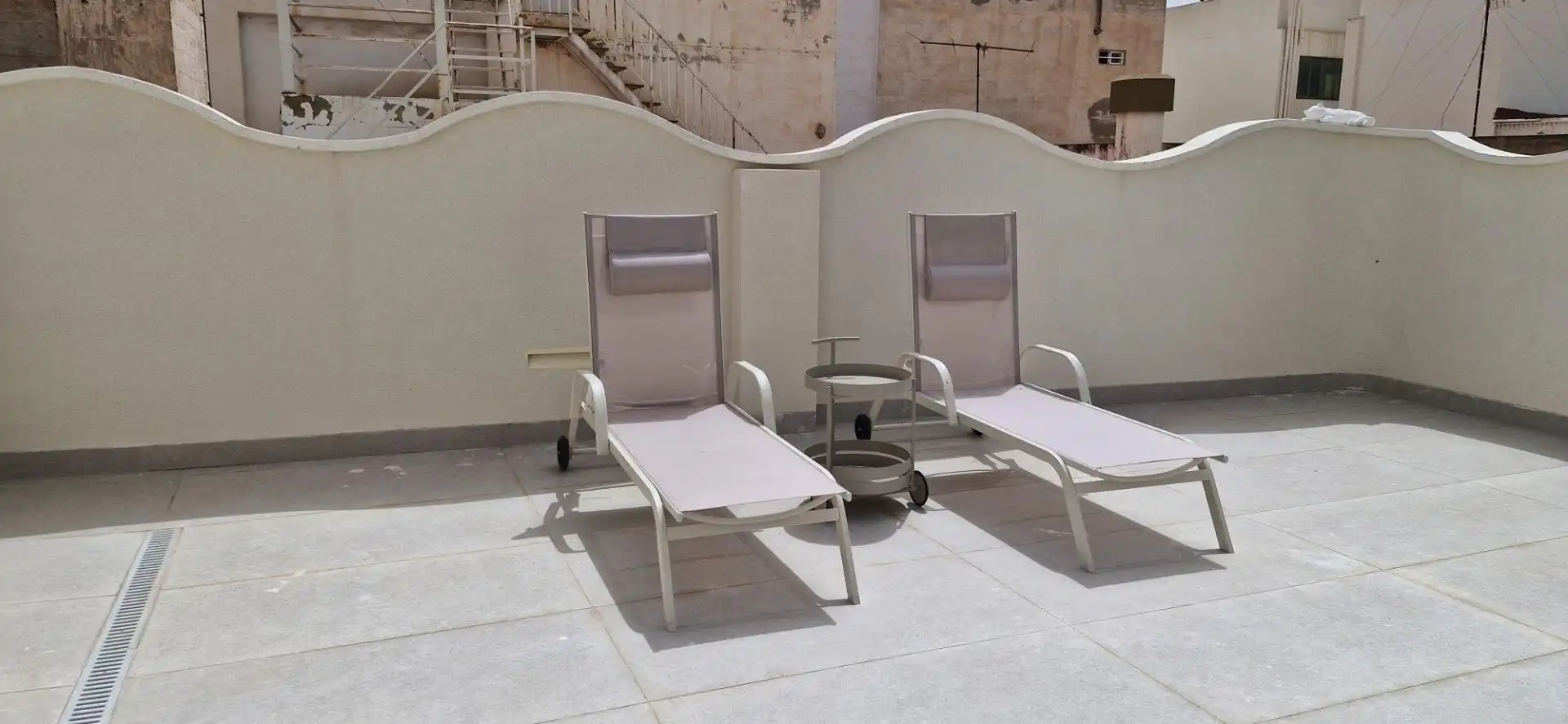Terraza de Piso de alquiler en Elche / Elx con Aire acondicionado, Parquet y Trastero