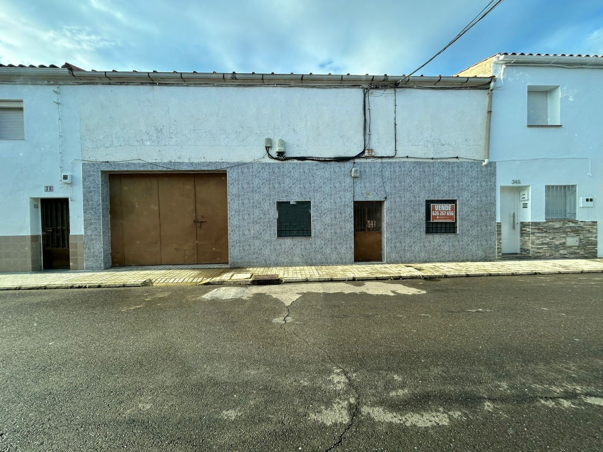 Vista exterior de Casa adosada en venda en Moraleja