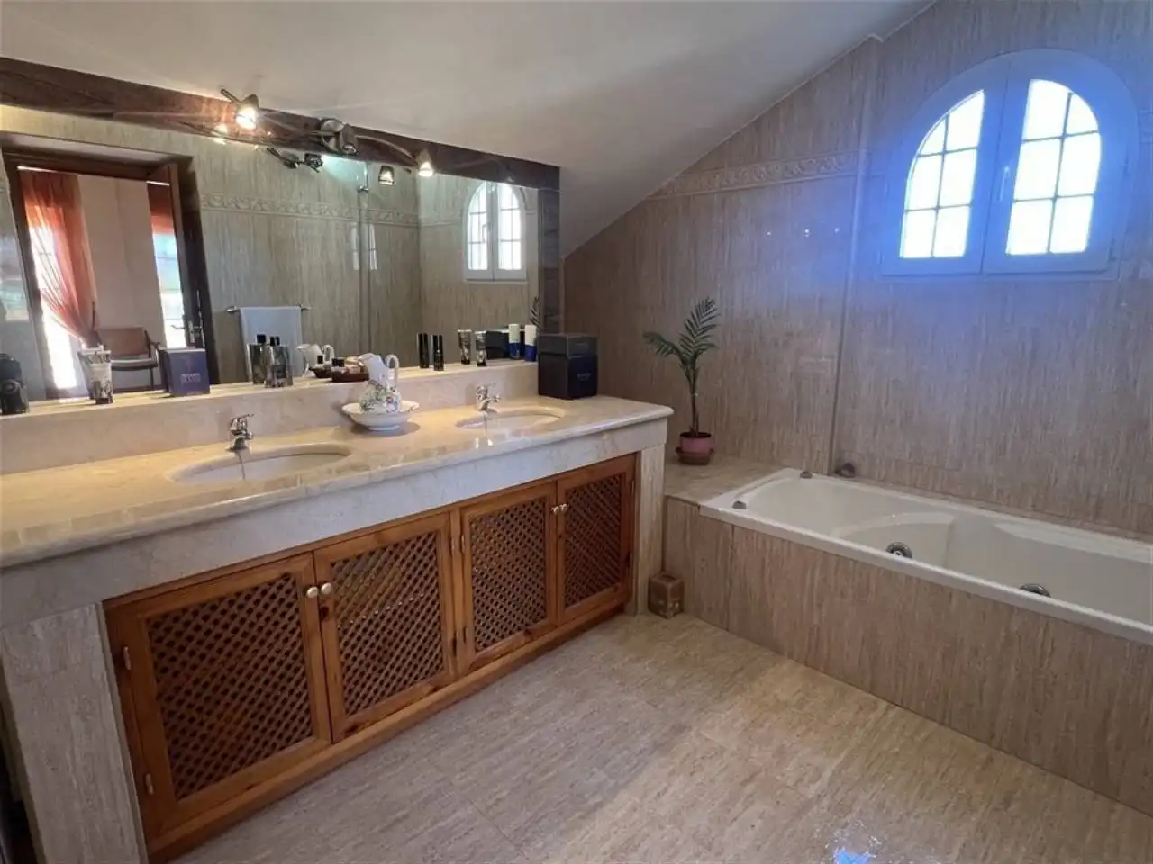 Baño de Casa o chalet en venta en Cartagena con Aire acondicionado, Jardín privado y Terraza