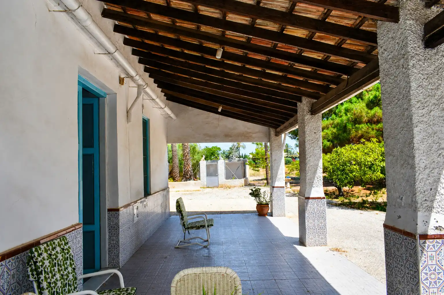 Terraza de Casa o chalet en venta en Elche / Elx con Jardín privado y Amueblado