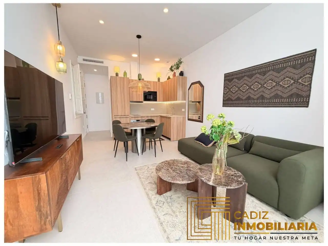 Living room of Flat for sale in Cádiz  with Air Conditioner and Furnished