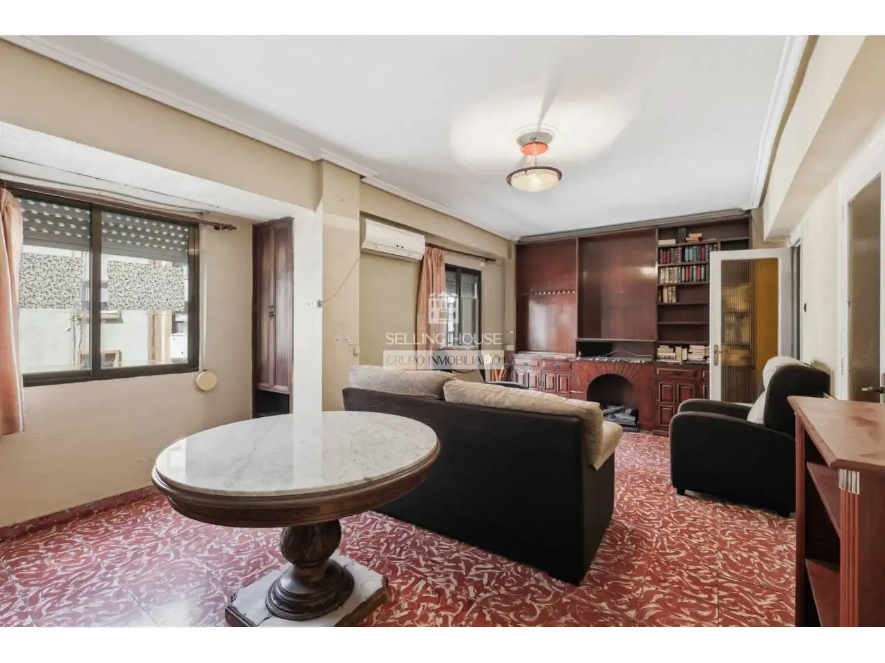 Sala de estar de Piso en venta en Valencia con Aire acondicionado y Balcón