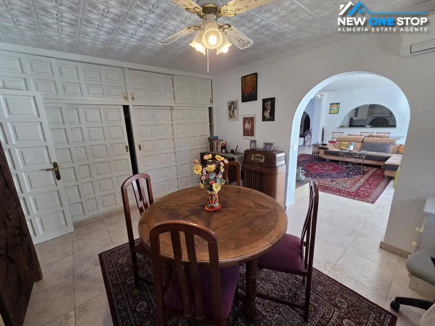 Comedor de Casa o chalet en venta en Mojácar con Aire acondicionado, Calefacción y Jardín privado