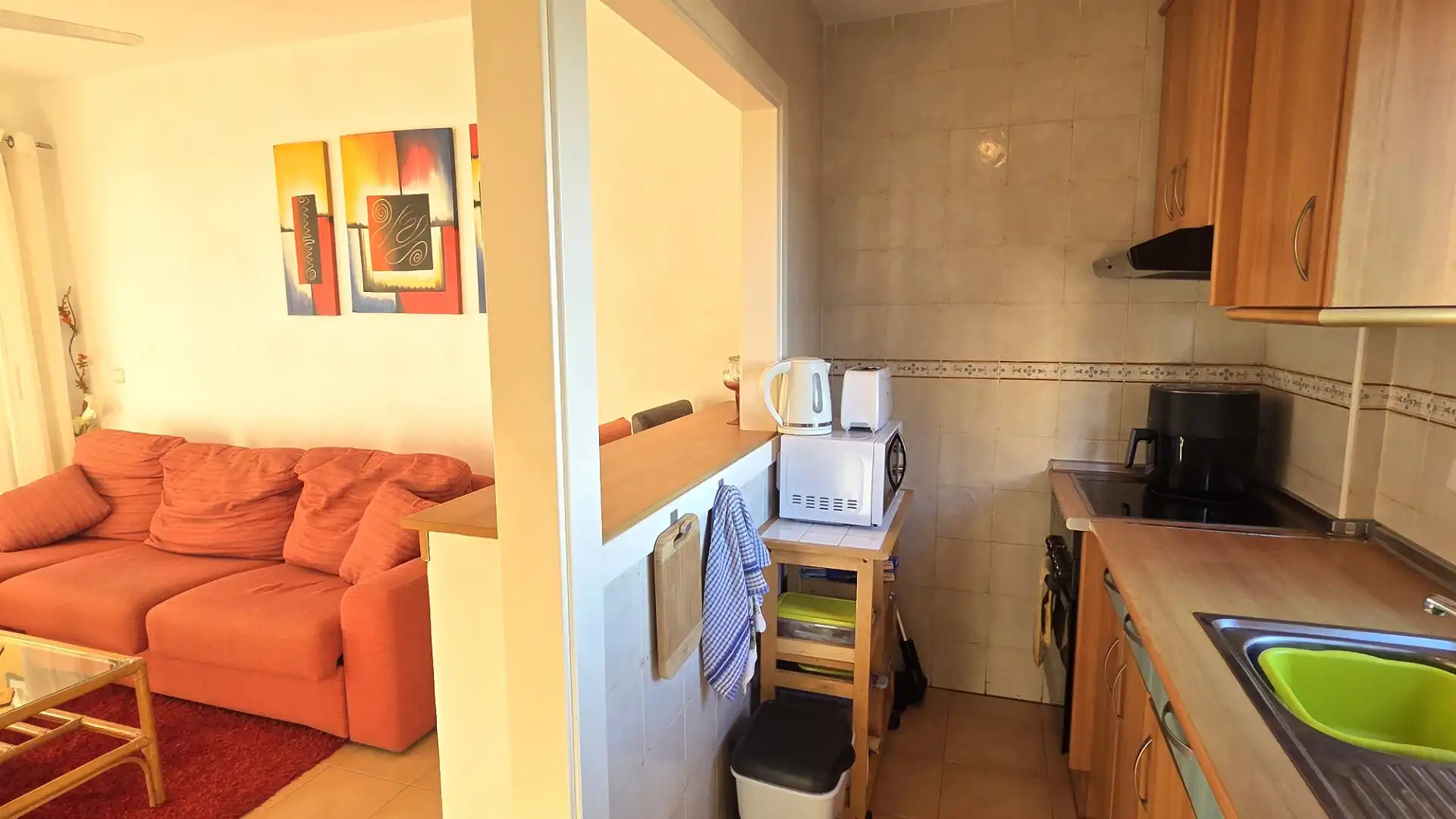 Cocina de Piso en venta en Cartagena con Aire acondicionado, Amueblado y Horno