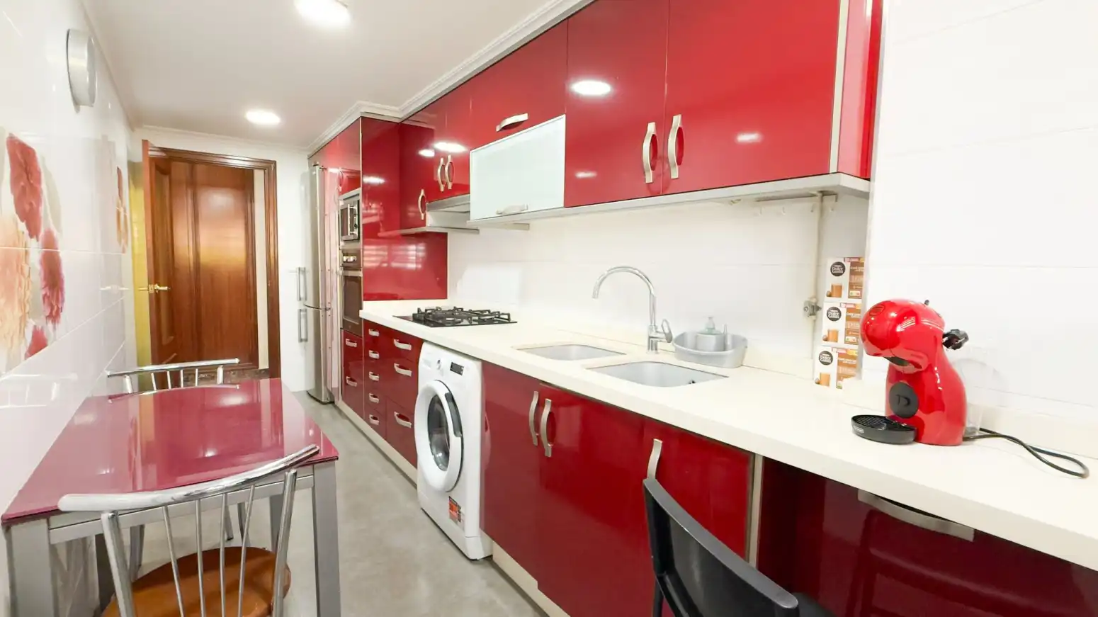 Cocina de Piso para compartir en Valencia con Aire acondicionado, Calefacción y Amueblado