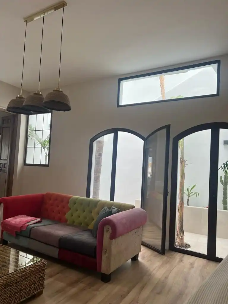 Sala de estar de Casa o chalet de alquiler en Salobreña con Aire acondicionado, Jardín privado y Parquet