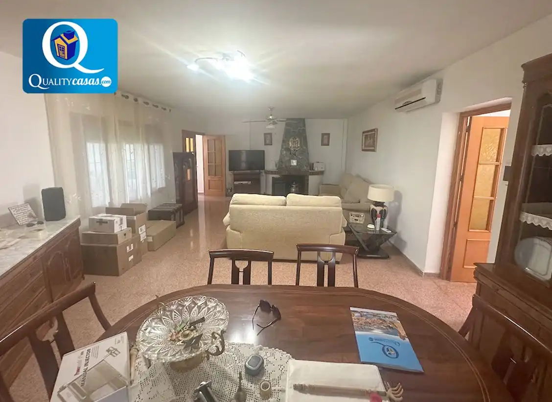 Sala de estar de Casa o chalet en venta en Mutxamel con Aire acondicionado, Calefacción y Terraza