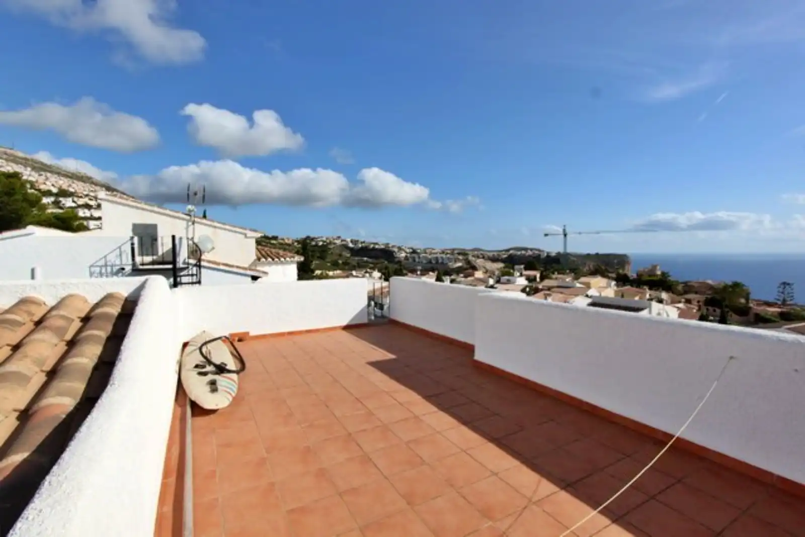 Terrassa de Casa o xalet de lloguer en Benitachell / El Poble Nou de Benitatxell amb Terrassa, Piscina i Moblat