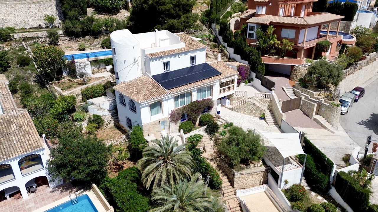 Exterior view of House or chalet for sale in Jávea / Xàbia  with Heating, Private garden and Swimming Pool