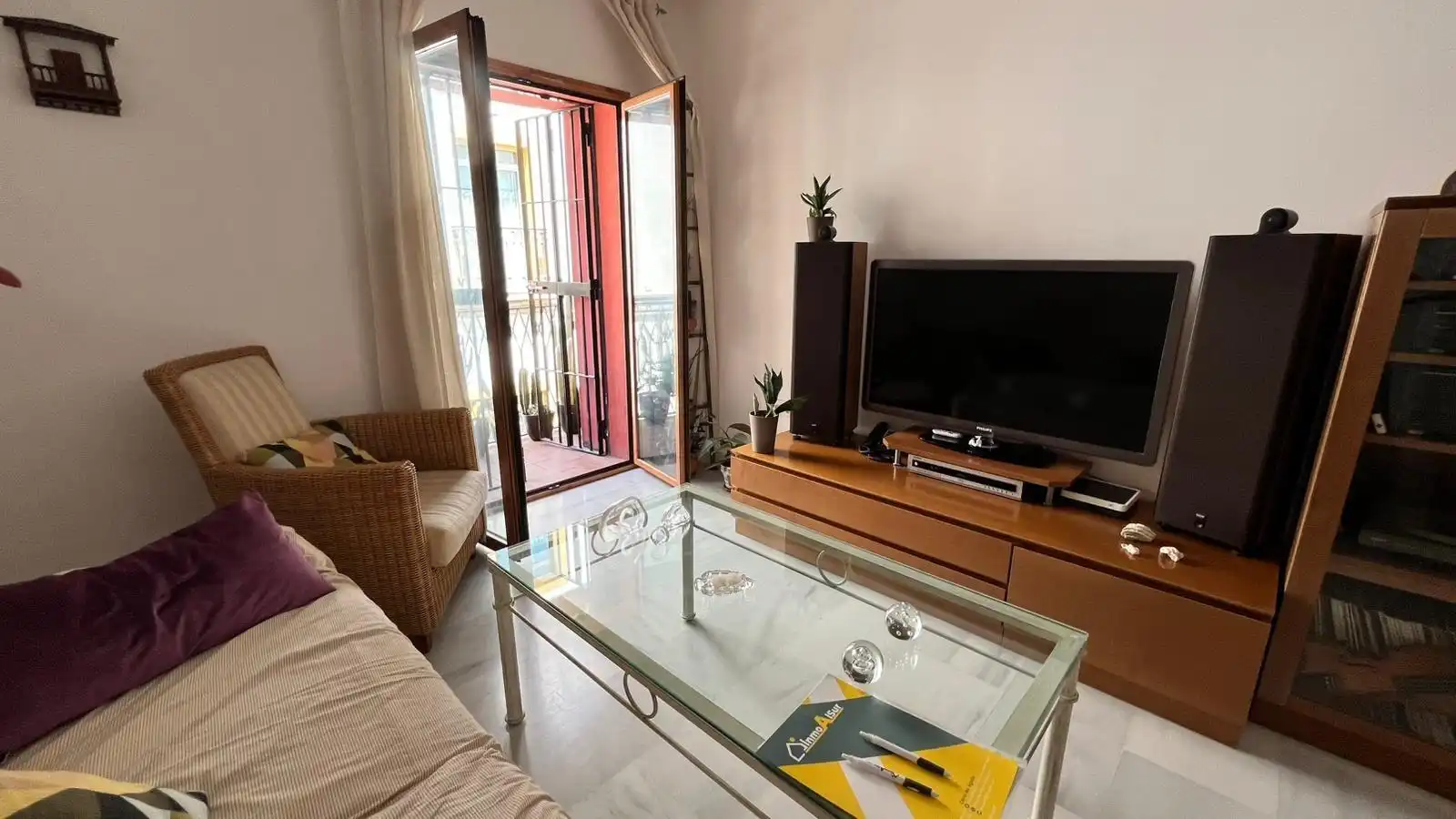 Sala de estar de Piso en venta en Sevilla con Aire acondicionado, Calefacción y Terraza