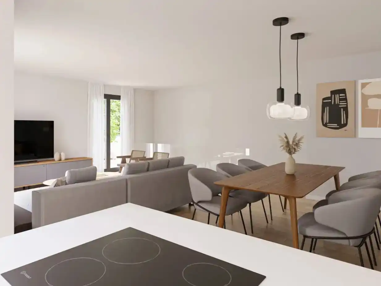 Sala d'estar de Pis en venda en Donostia - San Sebastián  amb Jardí privat