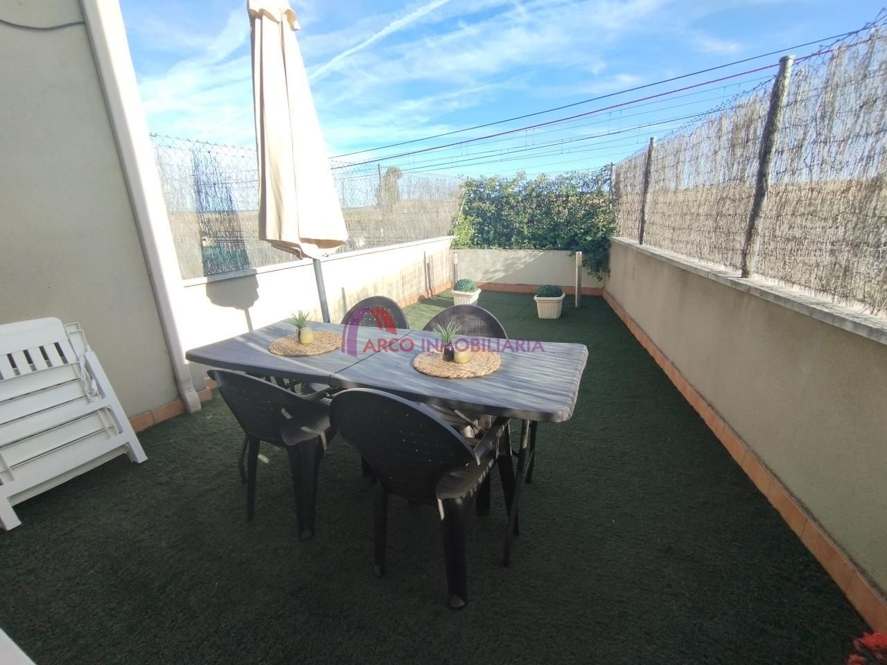 Terrace of Single-family semi-detached for sale in Burgos Capital  with Heating and Terrace