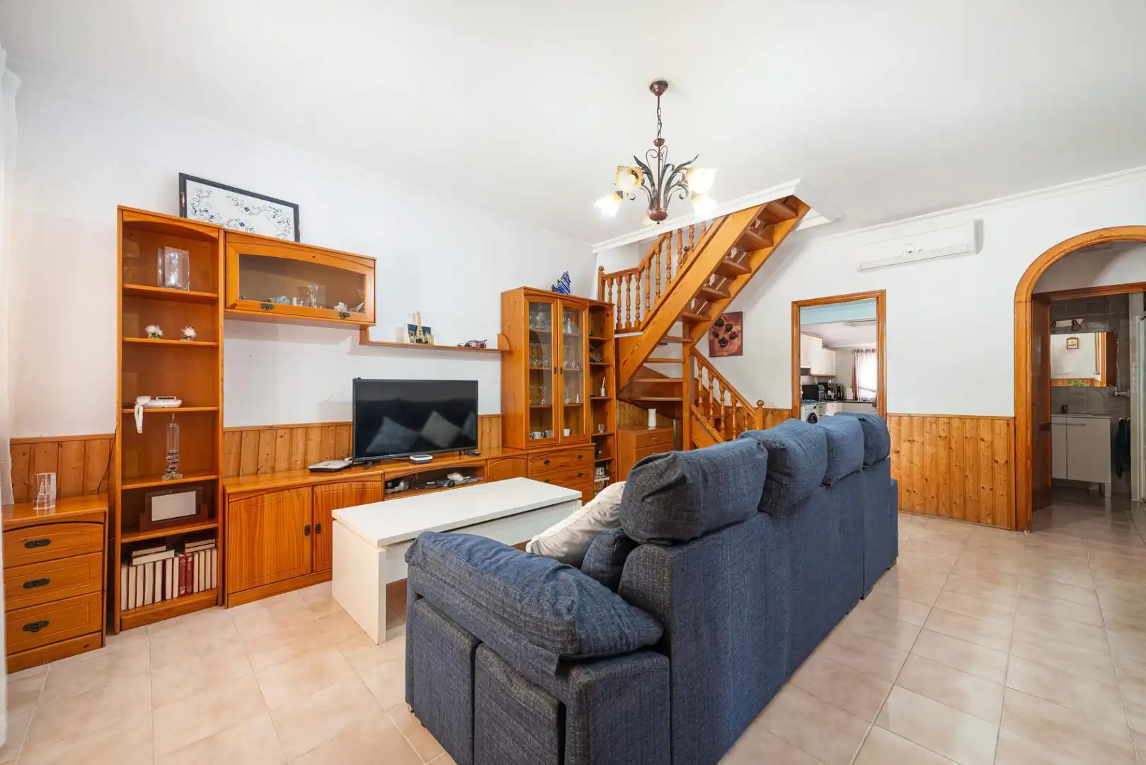 Sala de estar de Casa adosada en venta en Alcúdia