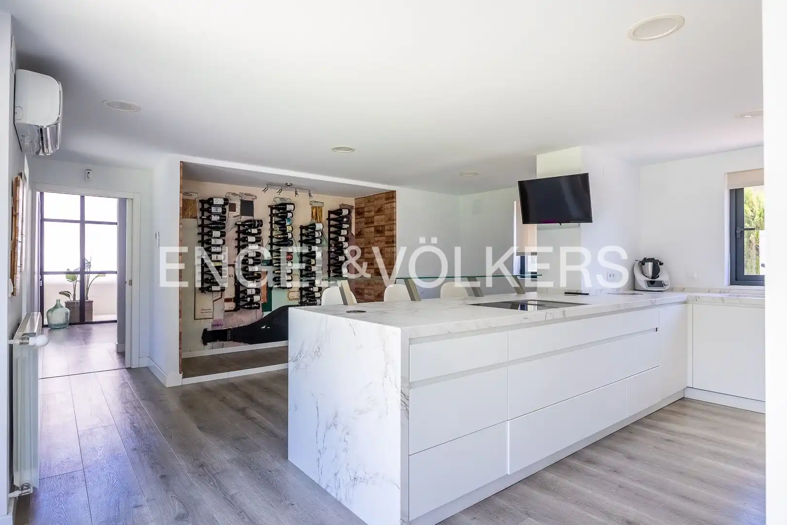 Cocina de Casa o chalet en venta en Dos Hermanas con Aire acondicionado, Calefacción y Jardín privado