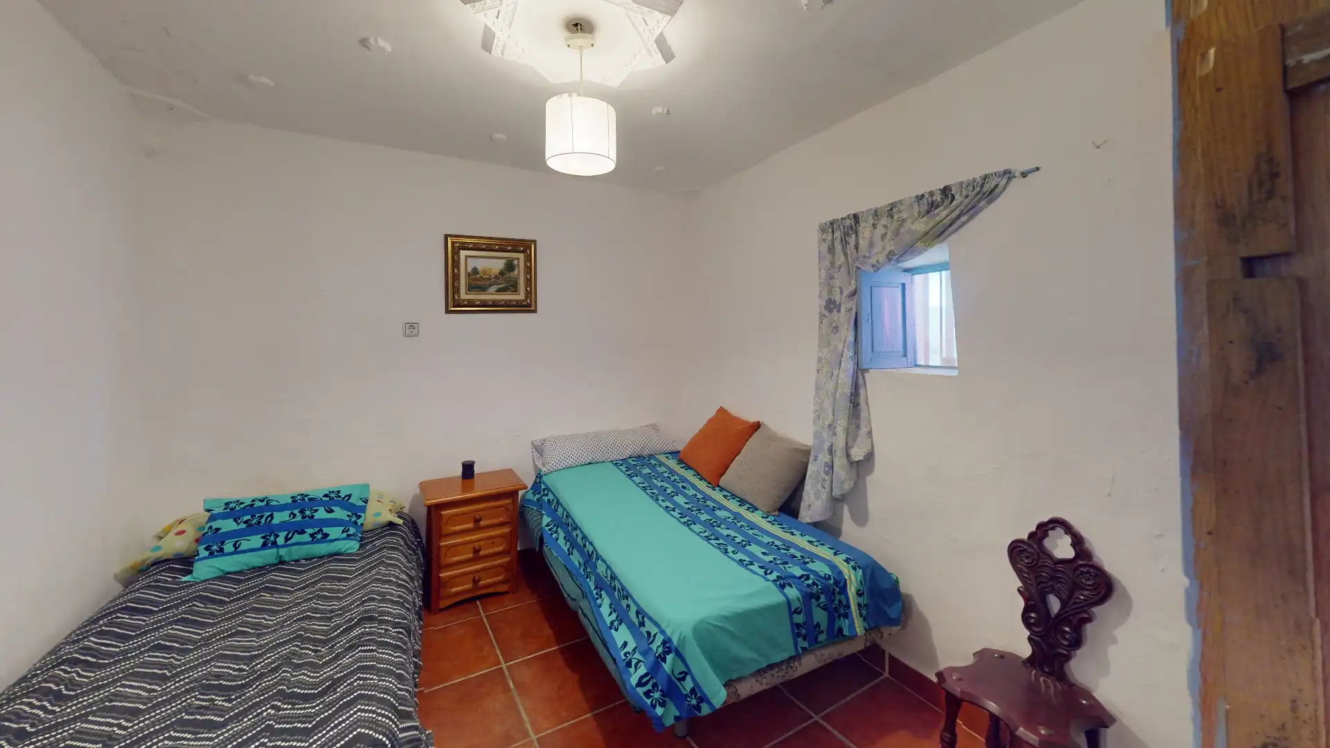 Dormitori de Finca rústica en venda en Fiñana amb Aire condicionat, Jardí privat i Terrassa
