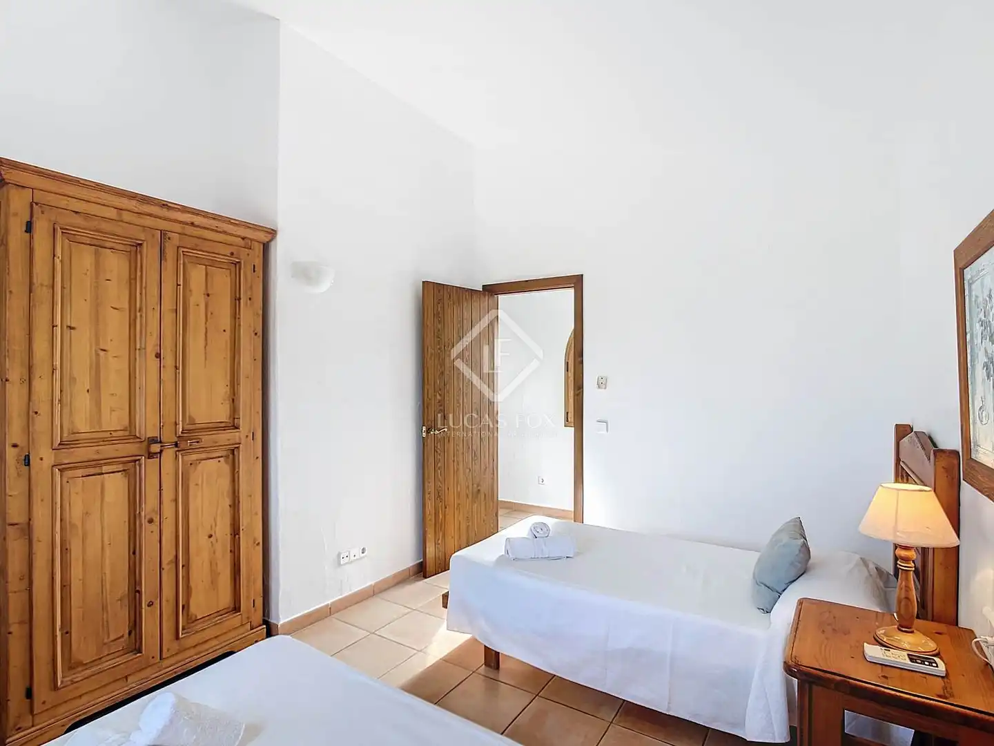 Schlafzimmer von Country house zum Verkauf in Ciutadella de Menorca mit Klimaanlage, Heizung und Privatgarten