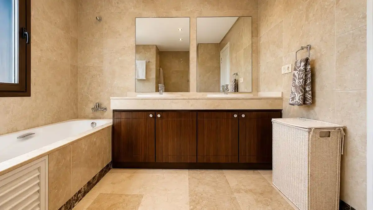 Bathroom of Detached homes for sale in La Alcaidesa  with Air Conditioner, Private garden and Terrace