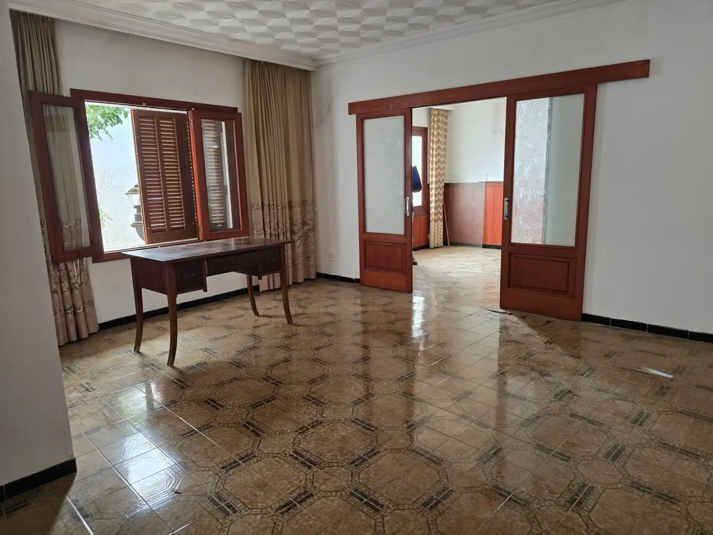 Sala d'estar de Casa o xalet en venda en Sa Pobla amb Jardí privat, Terrassa i Traster