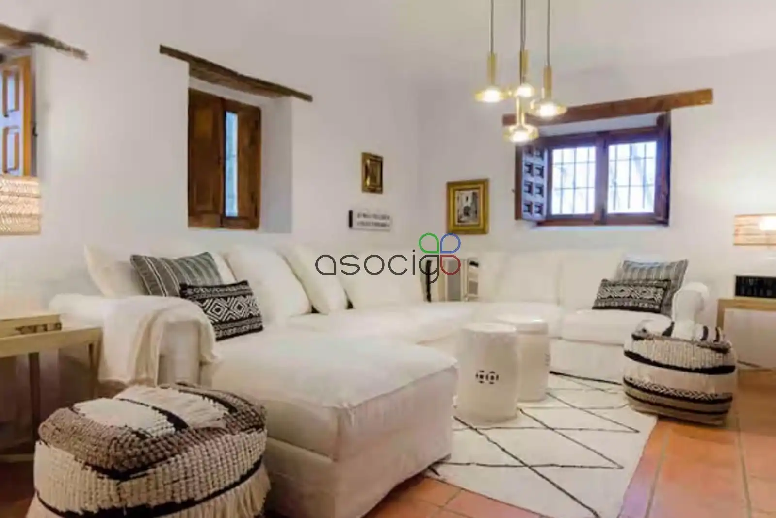 Sala de estar de Casa o chalet en venta en Heras de Ayuso con Terraza y Piscina