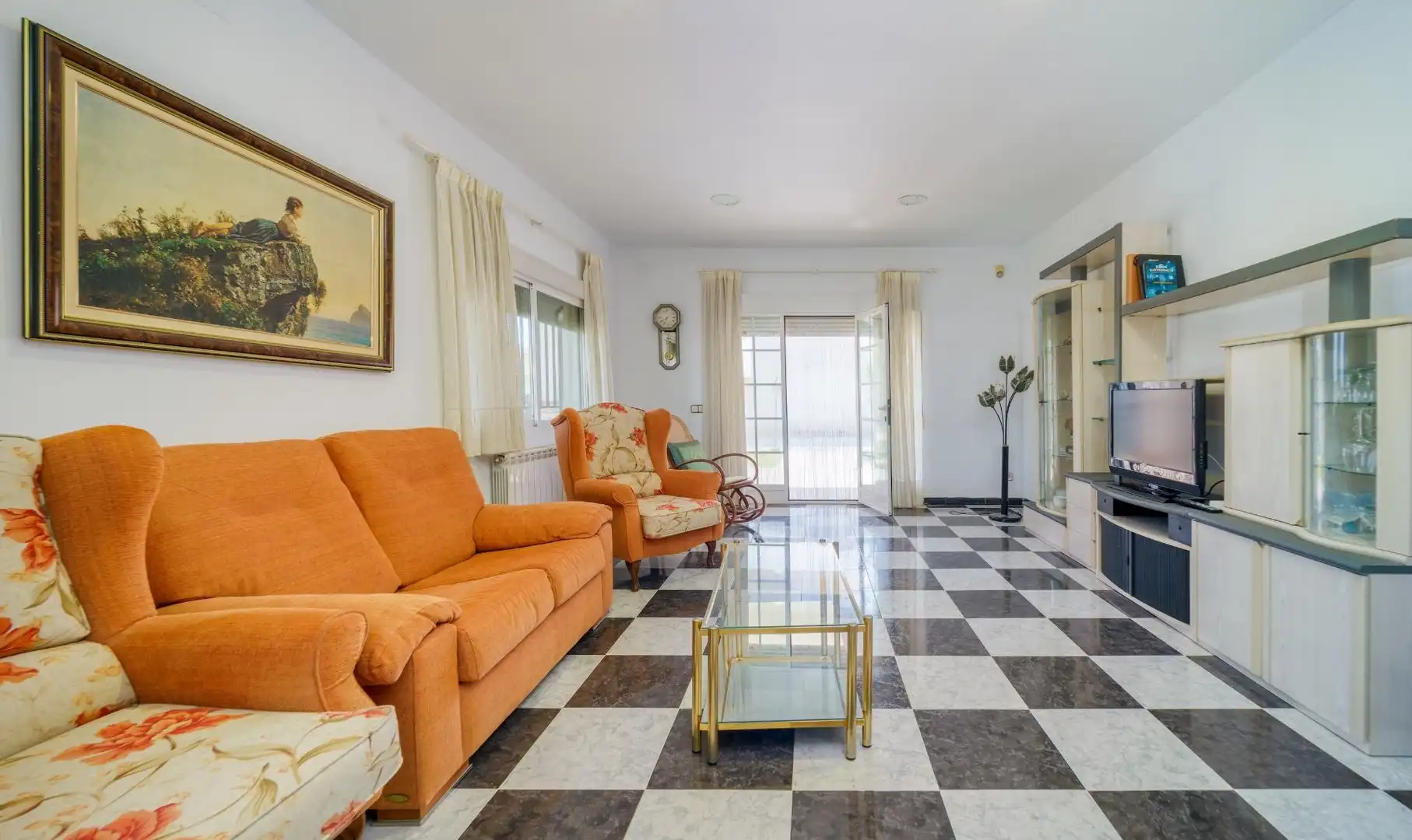 Sala de estar de Casa o chalet en venta en Villamanrique de Tajo con Aire acondicionado, Calefacción y Jardín privado