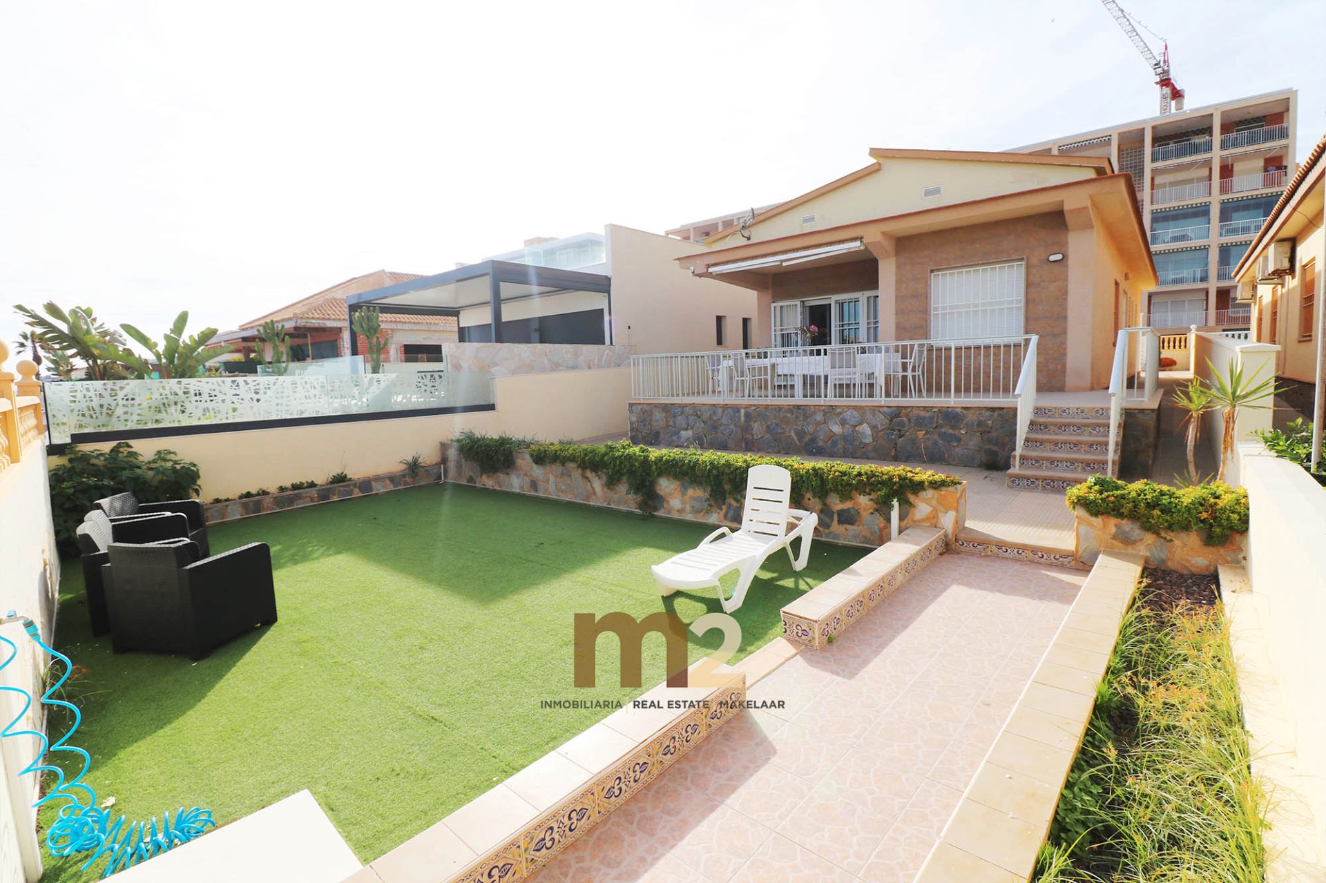 Jardí de Casa o xalet de lloguer en Guardamar del Segura amb Aire condicionat, Calefacció i Jardí privat