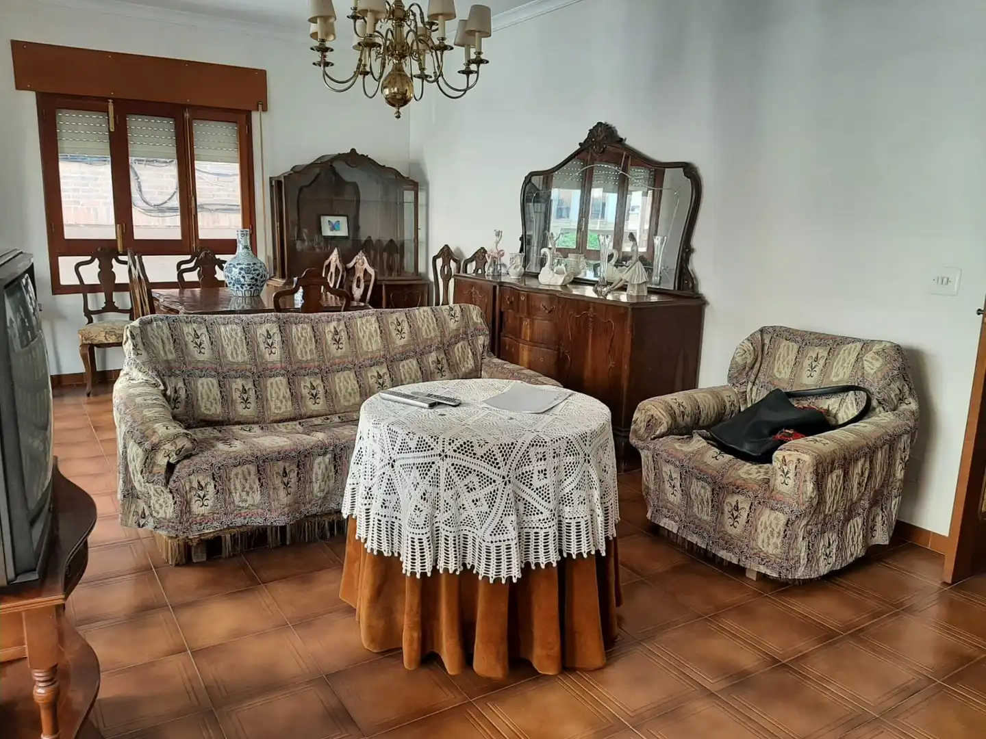 Sala de estar de Casa o chalet en venta en Lorca con Terraza, Trastero y Amueblado