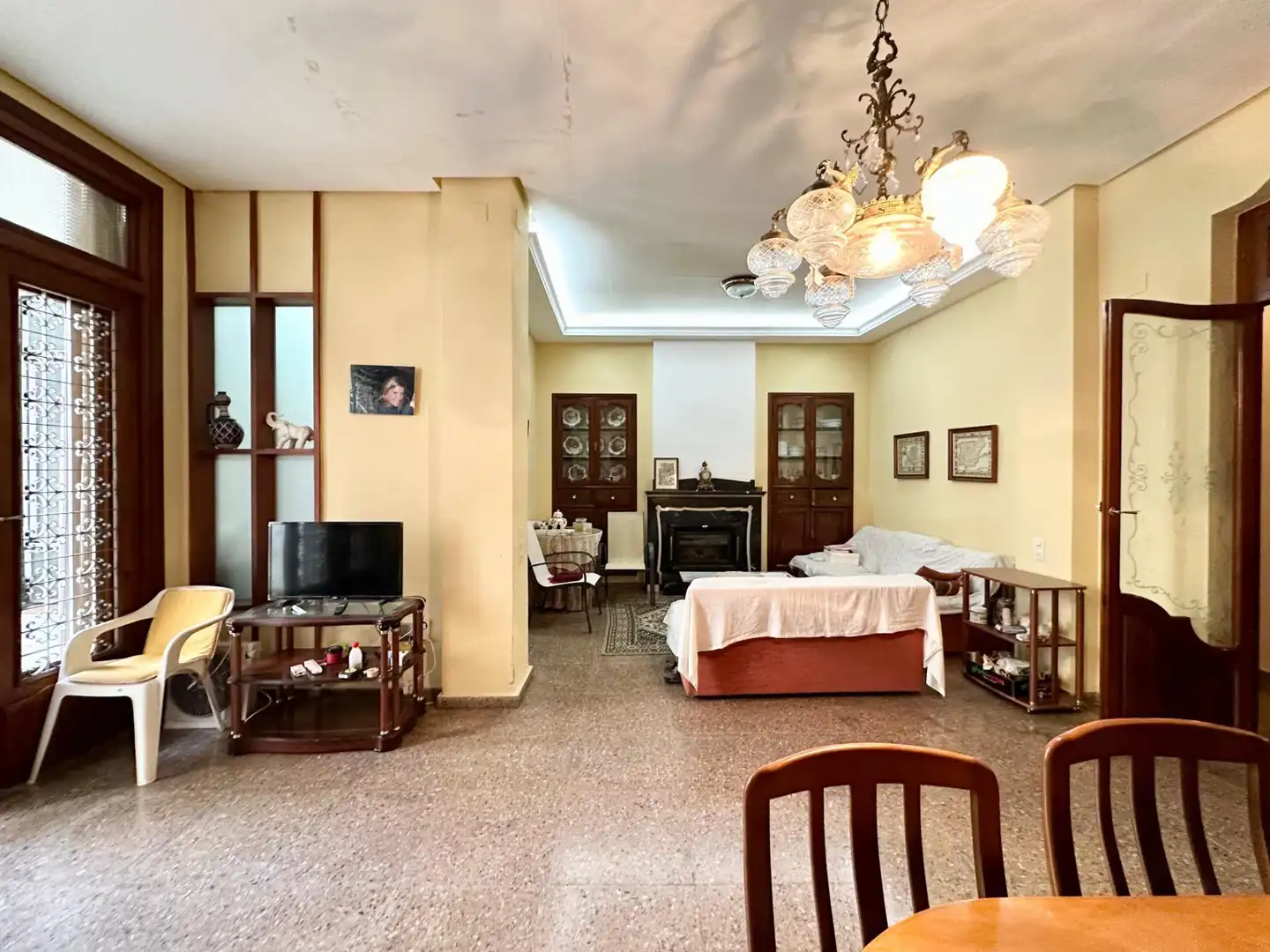 Sala de estar de Casa o chalet en venta en Carlet con Terraza y Amueblado