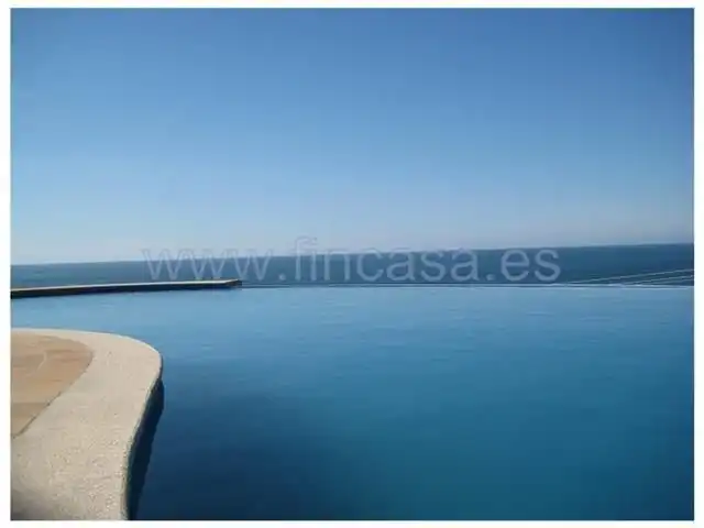 Swimming pool of Houses for sale in Baiona  with Air Conditioner, Private garden and Parquet flooring