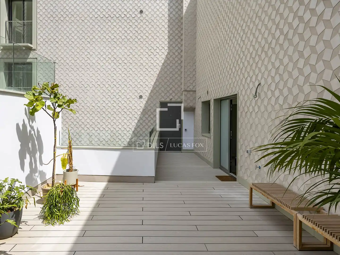 Terrace of Flat for sale in Barcelona  with Air Conditioner, Terrace and Swimming Pool