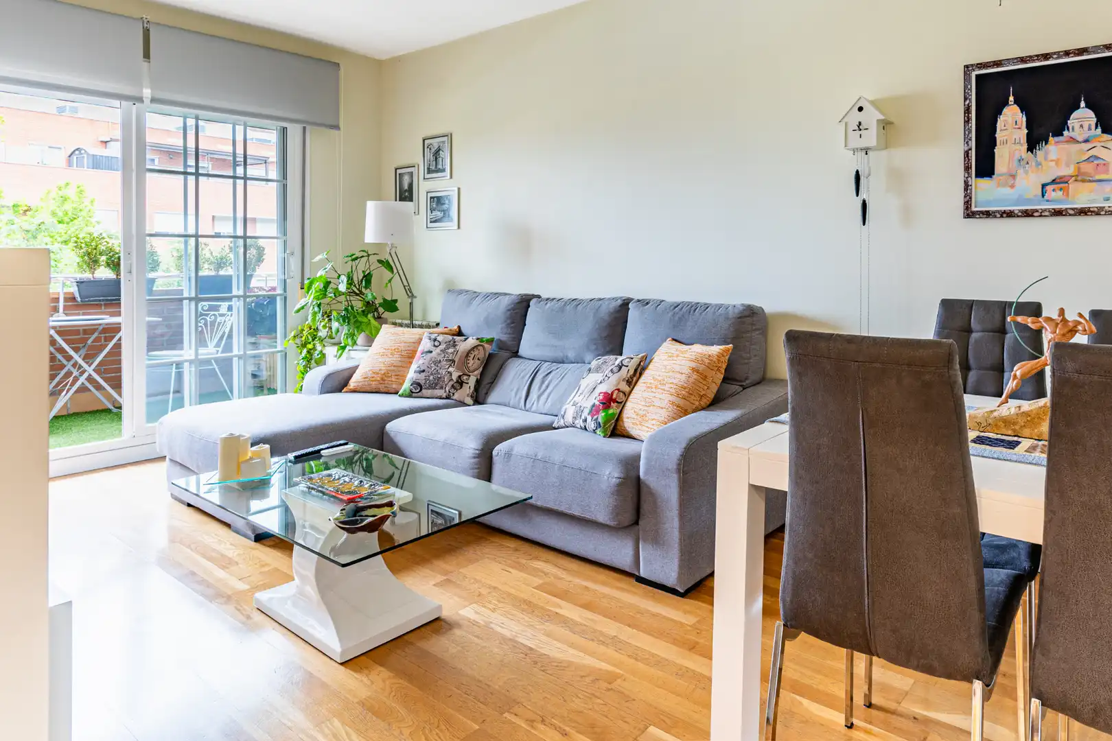 Sala de estar de Piso en venta en Las Rozas de Madrid con Aire acondicionado, Calefacción y Terraza