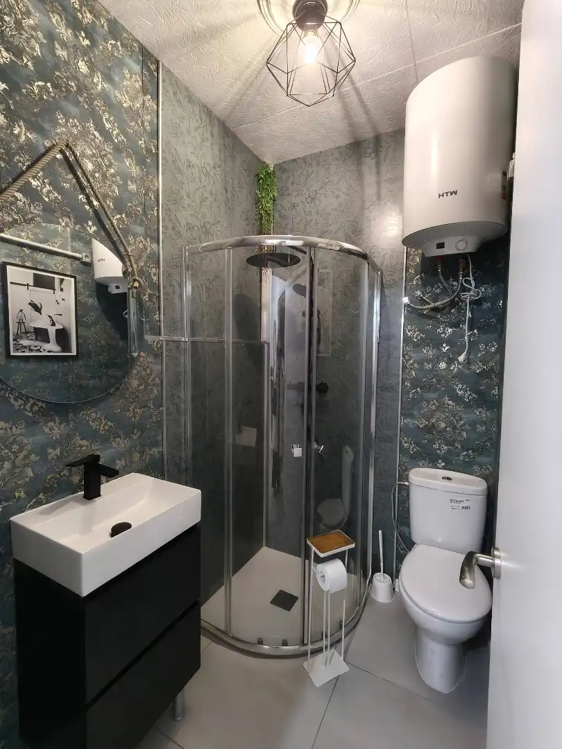 Baño de Dúplex en venta en Cedeira con Parquet, Terraza y Amueblado
