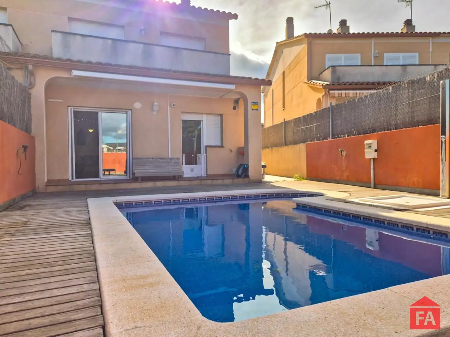 Swimming pool of Detached homes for sale in Albinyana  with Heating, Terrace and Swimming Pool