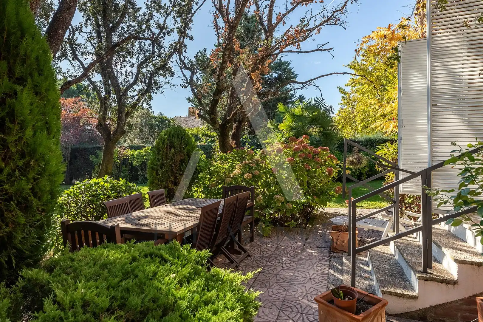 Terrassa de Casa o xalet en venda en Las Rozas de Madrid amb Calefacció, Jardí privat i Parquet