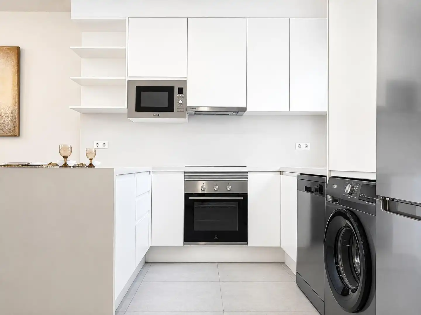 Cocina de Casa adosada en venta en Murcia con Aire acondicionado, Calefacción y Jardín privado