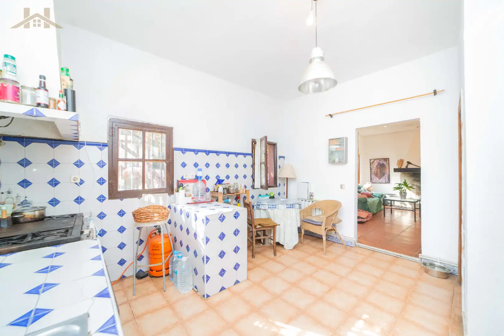Cocina de Finca rústica en venta en Brunete con Jardín privado, Trastero y Piscina