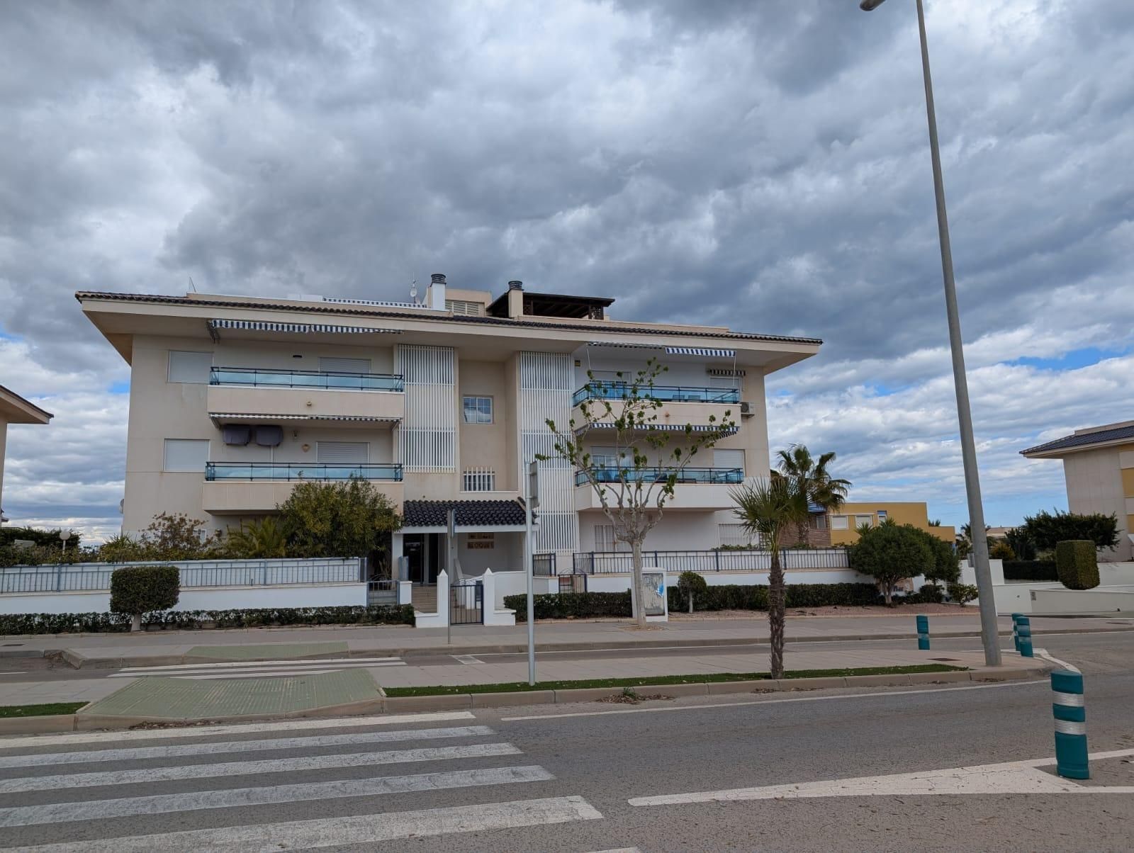Exterior view of Flat for sale in Pilar de la Horadada  with Air Conditioner, Private garden and Terrace