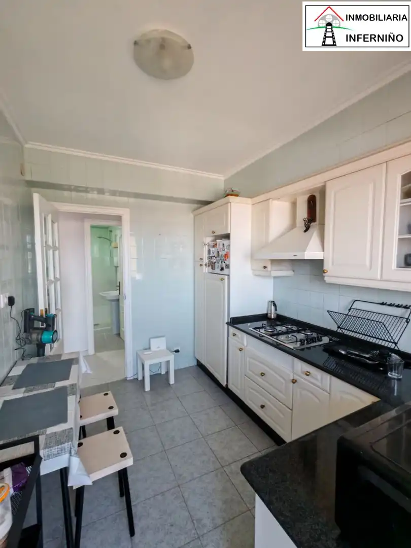 Kitchen of Flat for sale in Ferrol  with Balcony