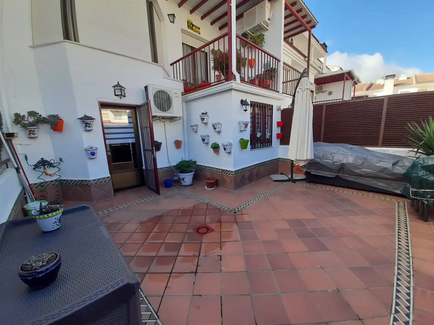 Garden of Detached homes for sale in Almodóvar del Campo  with Air Conditioner, Heating and Terrace