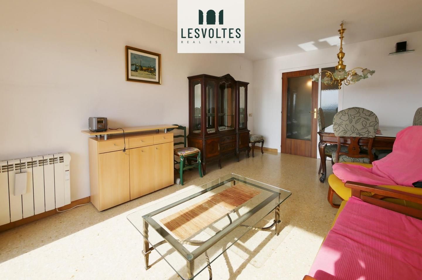 Sala d'estar de Pis en venda en Palafrugell amb Calefacció, Terrassa i Moblat