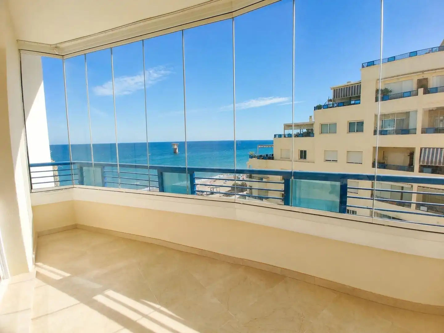 Terraza de Apartamento de alquiler en Marbella con Terraza