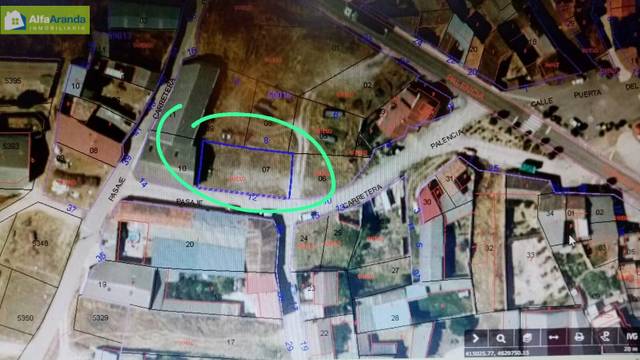 Terreno residencial en Venta en Pasaje CARRETERA PALENCIA, 12 en Tórtoles de Esgueva